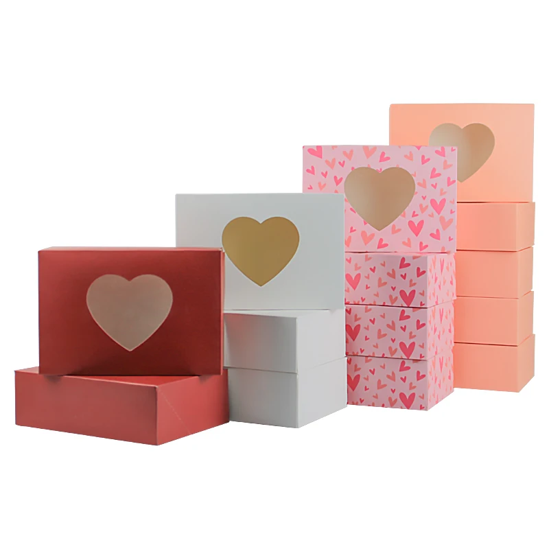 wholesale hotly sold classic heart shaped valentines day cake pastry packaging paper gift boxes with ribbon
wholesale hotly sold classic heart shaped valentines day cake pastry packaging paper gift boxes with ribbon