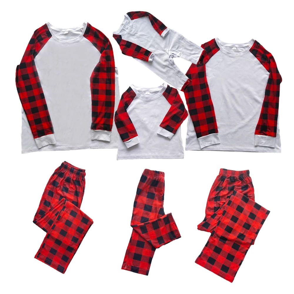 Plain Top Sublimation Christmas Matching Family Pajamas Holidays Family Matching Sleepwear Long Sleeve Christmas Pajamas Kids, Red+white,red+green strip
Plain Top Sublimation Christmas Matching Family Pajamas Holidays Family Matching Sleepwear Long Sleeve Christmas Pajamas Kids, Red+white,red+green strip