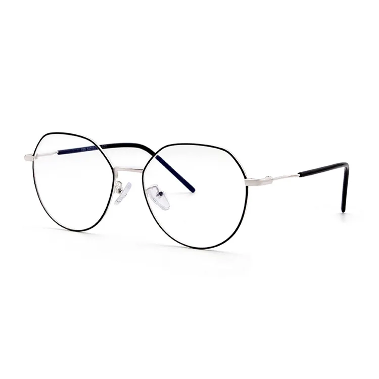 The most popular round PC lens metal frame material anti blue light glasses, Custom colors
The most popular round PC lens metal frame material anti blue light glasses, Custom colors