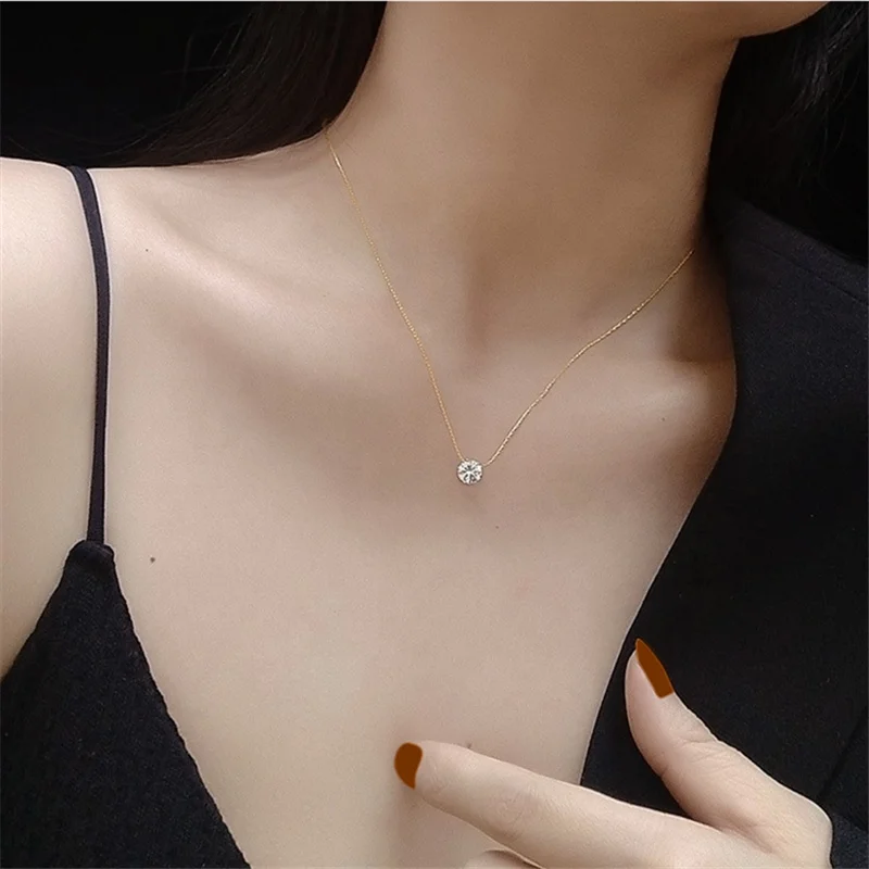 Factory Price Stainless Steel Girls Choker Necklace Gold Chain Zircon Diamond Charm Thin Chain Necklace For Women Gift
Factory Price Stainless Steel Girls Choker Necklace Gold Chain Zircon Diamond Charm Thin Chain Necklace For Women Gift