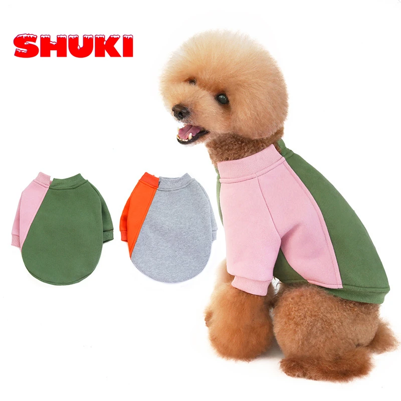 Custom Winter Pet Apparel Dog Clothes Soft Contrast Stitching Design Fashion Dog Sweatshirt, As picture
Custom Winter Pet Apparel Dog Clothes Soft Contrast Stitching Design Fashion Dog Sweatshirt, As picture