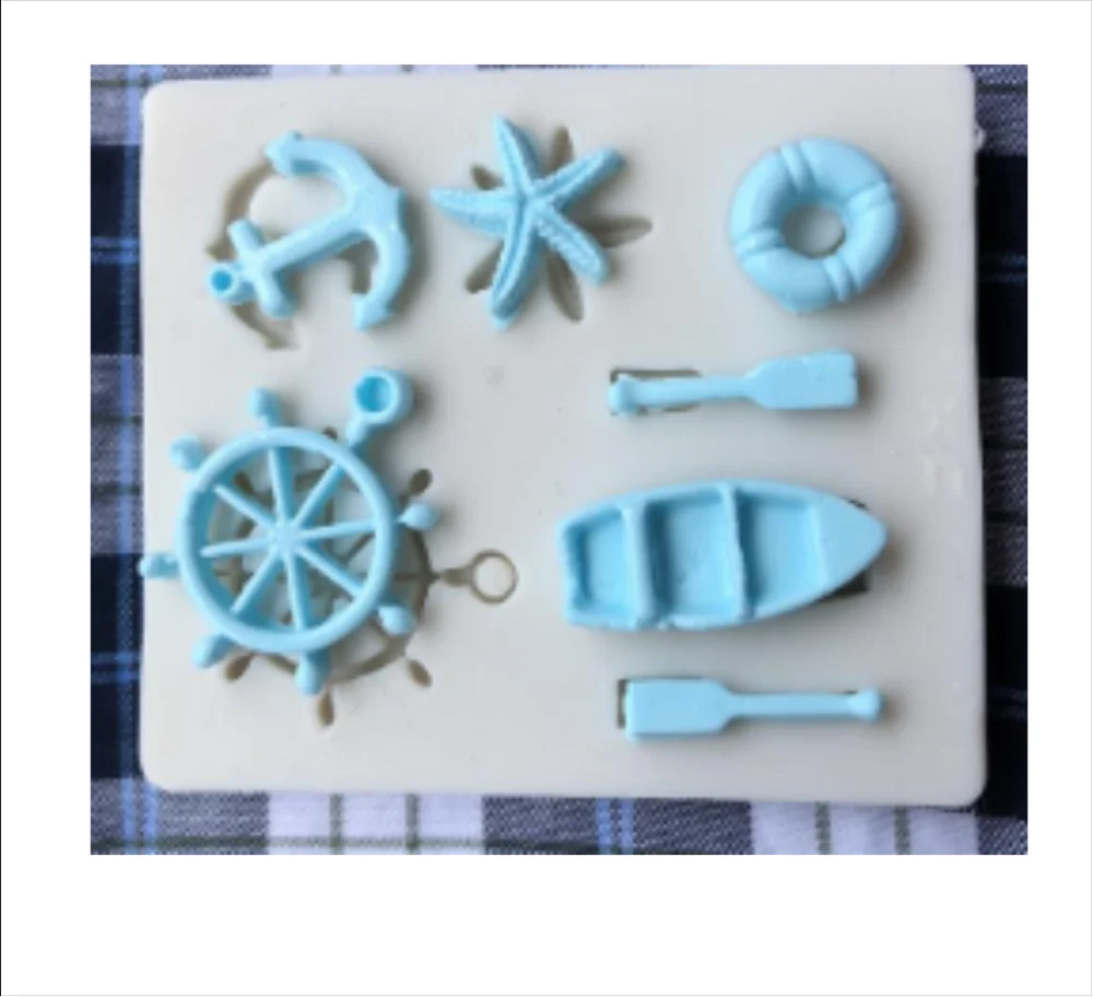 Cake Tools boat anchor star silicone mold Decorating Cupcake decorating Gumpaste fondant tool mould
Cake Tools boat anchor star silicone mold Decorating Cupcake decorating Gumpaste fondant tool mould