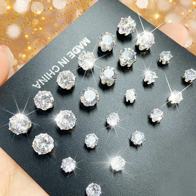 2021 Fashionable Retro Cubic Zirconia Round Earrings Set. Women's Silver Crystal Rhinestone Bow, Elk, and Pearl Mix and match va, Gold
2021 Fashionable Retro Cubic Zirconia Round Earrings Set. Women's Silver Crystal Rhinestone Bow, Elk, and Pearl Mix and match va, Gold