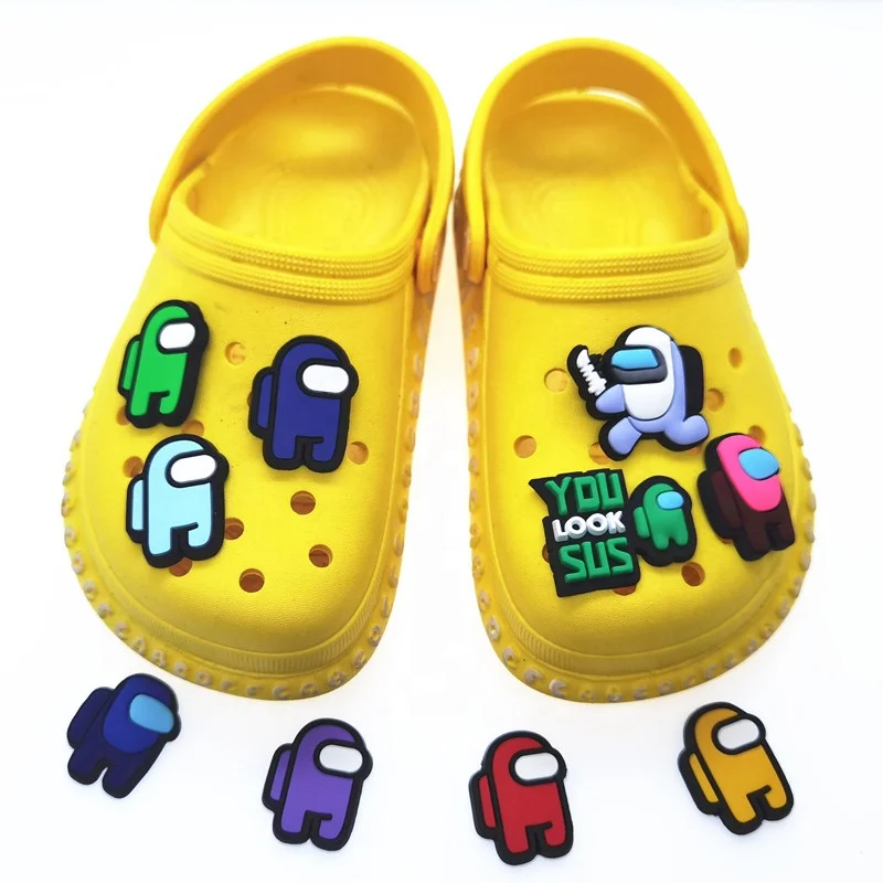 Custom Soft Rubber PVC Shoe Charms Children's among us game Baby Accessories for Clog Shoes, As picture
Custom Soft Rubber PVC Shoe Charms Children's among us game Baby Accessories for Clog Shoes, As picture