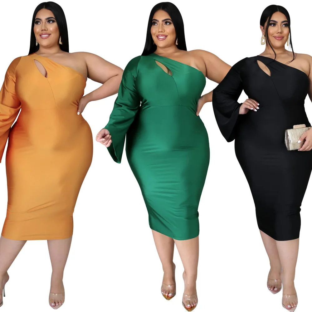 Slant Shoulder Long Sleeve Slim Fit Lace Casual Dress Hollow Sexy One Shoulder Plus Size Dress & Skirts satin prom dresses
Slant Shoulder Long Sleeve Slim Fit Lace Casual Dress Hollow Sexy One Shoulder Plus Size Dress & Skirts satin prom dresses