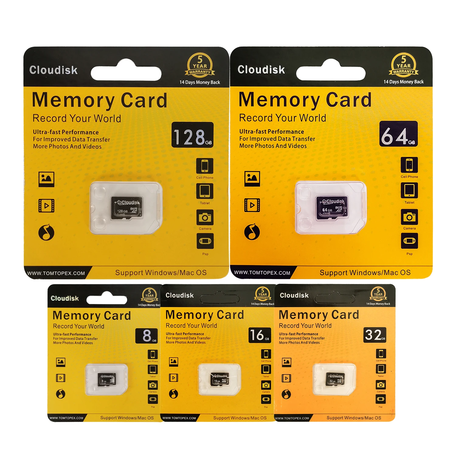 

High Quality Low Price SD Card Micro 128GB 64GB 32GB 16GB 8GB Class 10 MicroSD Card Memory 3 Year Warranty For MP3