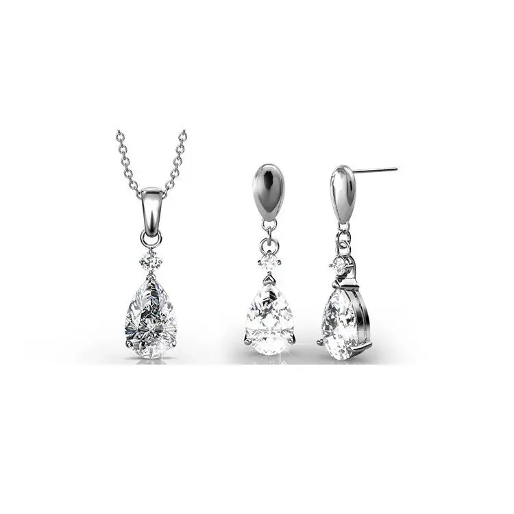 Classic Modern Luxury Inspired Waterdrop Dangling Earrings Necklace 925 Sterling Silver Jewelry Sets for Women, Silver,gold,rose gold
Classic Modern Luxury Inspired Waterdrop Dangling Earrings Necklace 925 Sterling Silver Jewelry Sets for Women, Silver,gold,rose gold