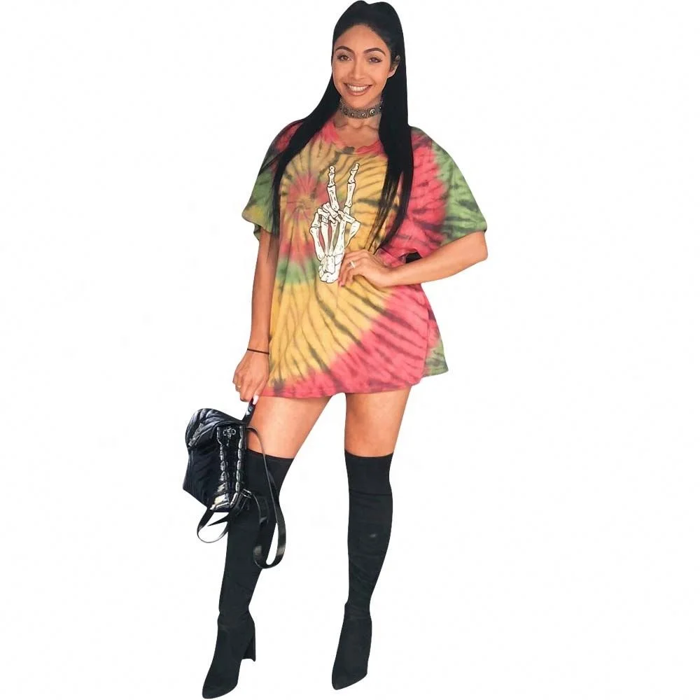 OYP6020 summer new fashion ladies dress printed T shirt skirt round neck short sleeve loose short casual women dress
OYP6020 summer new fashion ladies dress printed T shirt skirt round neck short sleeve loose short casual women dress