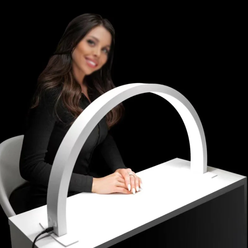 30 inch Arch Beauty Light Table Nail Lamp 40W LED Half Moon RIng Light for Nails Tattoo Salon
30 inch Arch Beauty Light Table Nail Lamp 40W LED Half Moon RIng Light for Nails Tattoo Salon