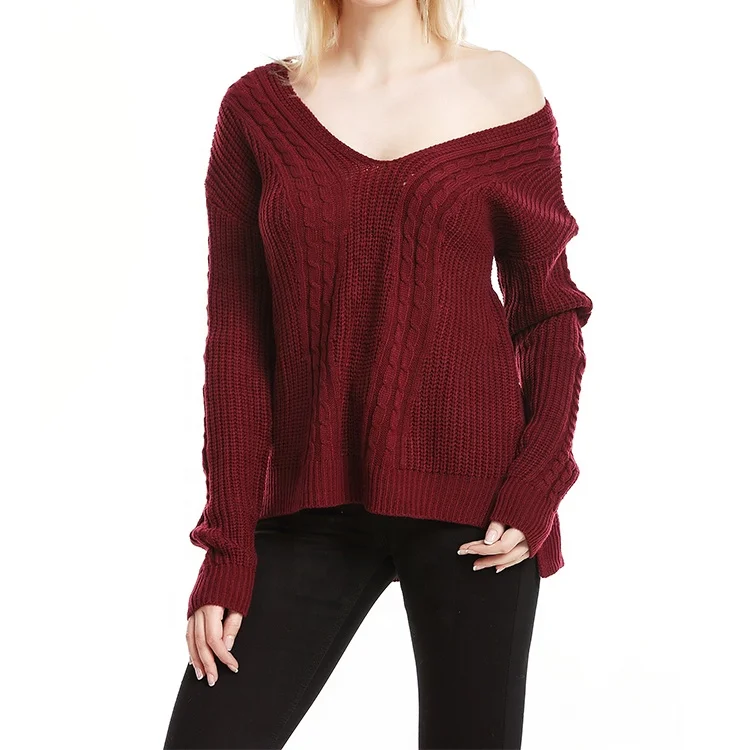 Long Sleeve Solid Cable Knit Sweater Women Soft Fringe Bell Loose Cable Knit V Neck Sweater, Multi color
Long Sleeve Solid Cable Knit Sweater Women Soft Fringe Bell Loose Cable Knit V Neck Sweater, Multi color