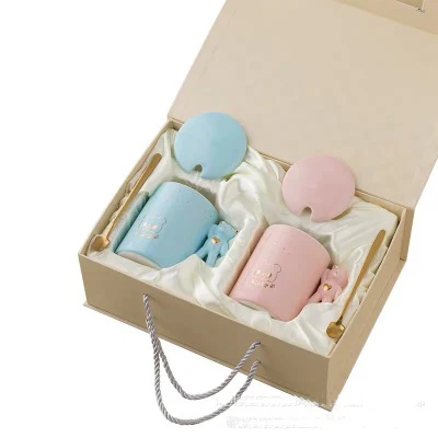 Customizable Gift Box Ceramic Pair Cup 3D Bear Hand Valentine's Day Couple Mug, Green,pink,light blue,dark blue
Customizable Gift Box Ceramic Pair Cup 3D Bear Hand Valentine's Day Couple Mug, Green,pink,light blue,dark blue
