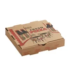 caja de pizzas box take Out Corrugated Pizza Box With Customized Printing empty pizza boxes