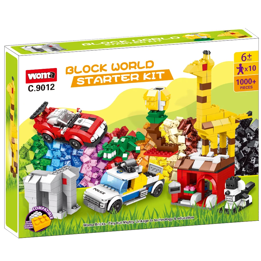 WOMA Toys Wholesale OEM ODM Assemble Building Block Bricks Kit Educational Diy Gifts Set Jouet Classic Colors 1000pcs Plastic 40
WOMA Toys Wholesale OEM ODM Assemble Building Block Bricks Kit Educational Diy Gifts Set Jouet Classic Colors 1000pcs Plastic 40