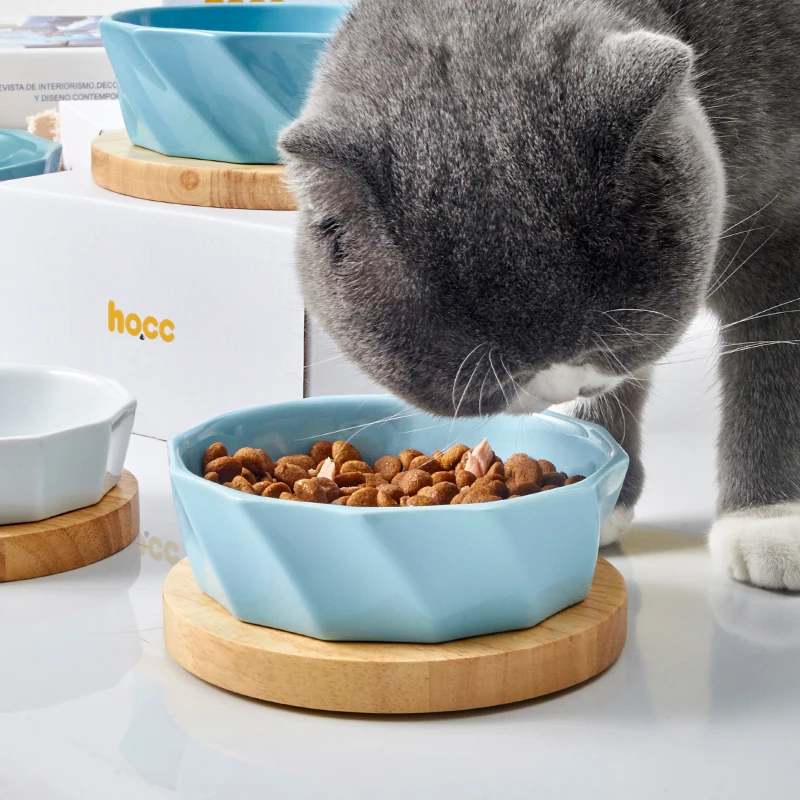 Threaded ceramic pet bowl easy to clean and smooth cat bowl hot-selling multi-purpose cat bowl, Customized color
Threaded ceramic pet bowl easy to clean and smooth cat bowl hot-selling multi-purpose cat bowl, Customized color