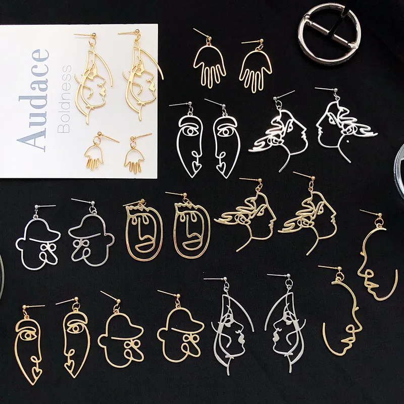 personality Retro Abstract Statement Punk Drop Dangle Human Face Earrings For Women Jewelry
personality Retro Abstract Statement Punk Drop Dangle Human Face Earrings For Women Jewelry