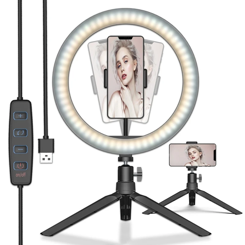 High quality desktop adjustable selfie ring light Plastic aluminum 10inch 12inch 18inch table ring light for makeup Photography
High quality desktop adjustable selfie ring light Plastic aluminum 10inch 12inch 18inch table ring light for makeup Photography