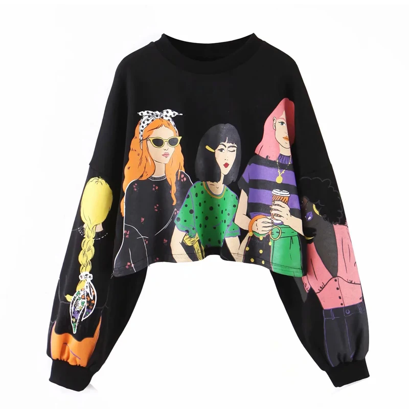 Wholesale Fashion Custom Printed Graphic Cropped Hoodie Woman Crop Top For Women Pullover Hoodie s 2020
Wholesale Fashion Custom Printed Graphic Cropped Hoodie Woman Crop Top For Women Pullover Hoodie s 2020