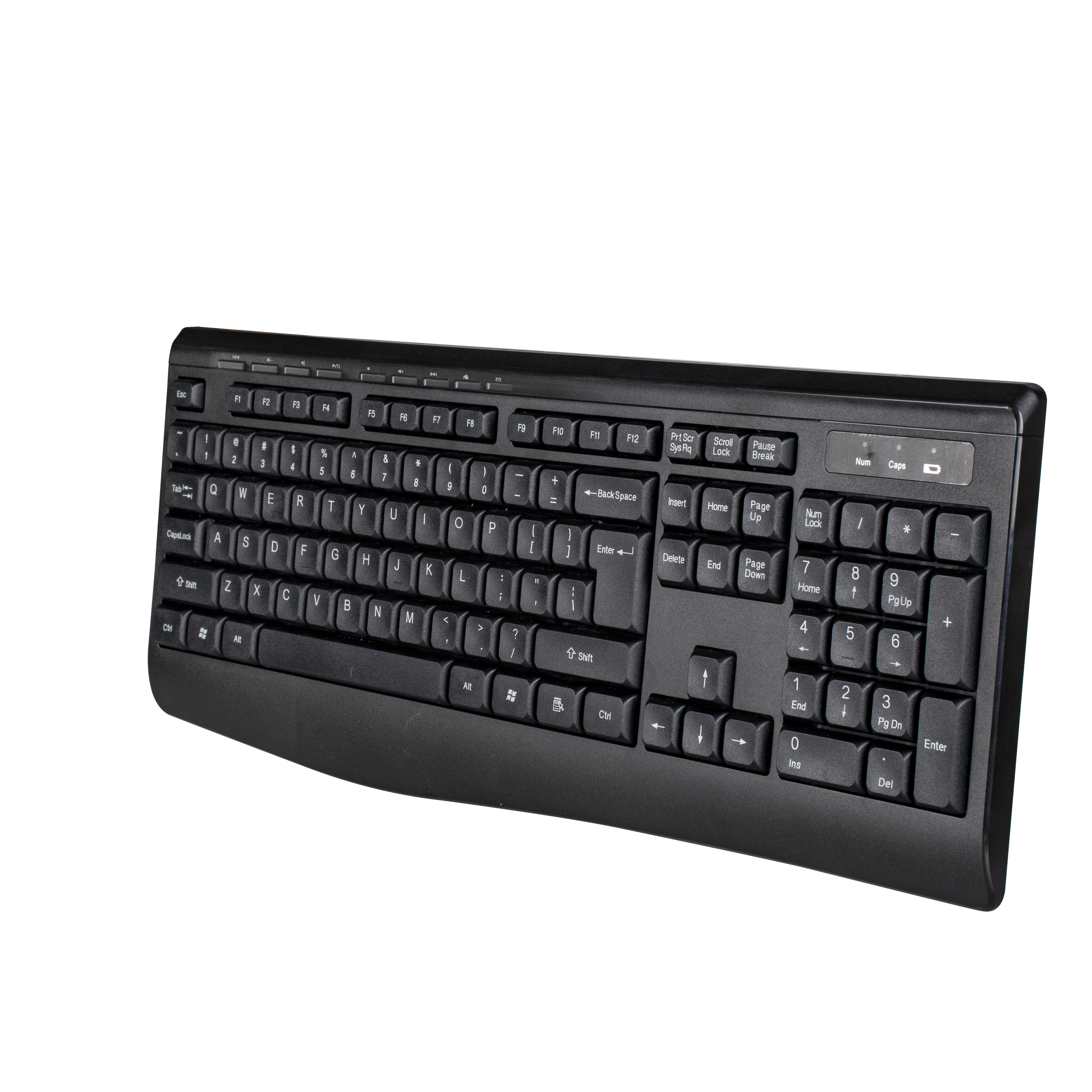 Newest Wireless 2.4G Receiver Wireless Office Keyboard Combo Computer Keyboard Mouse, Black
Newest Wireless 2.4G Receiver Wireless Office Keyboard Combo Computer Keyboard Mouse, Black