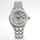 Fashionable 316L Stainless Steel Shell Dial Japanese Quartz Movement 10ATM Waterproof Watch with 64 CNC SW Diamonds
