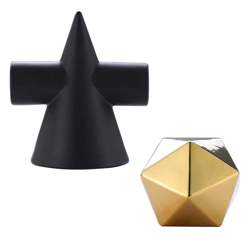 Creative Nordic ceramic geometric living room porch desktop decoration modern home accessories model room crafts
Creative Nordic ceramic geometric living room porch desktop decoration modern home accessories model room crafts