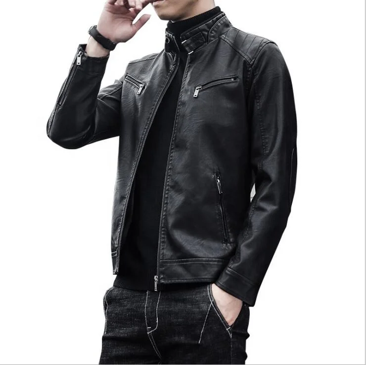 Men's Casual PU Leather Jacket Boys Stand Collar Slim Coat Motorcycle Plus Size Jackets
Men's Casual PU Leather Jacket Boys Stand Collar Slim Coat Motorcycle Plus Size Jackets