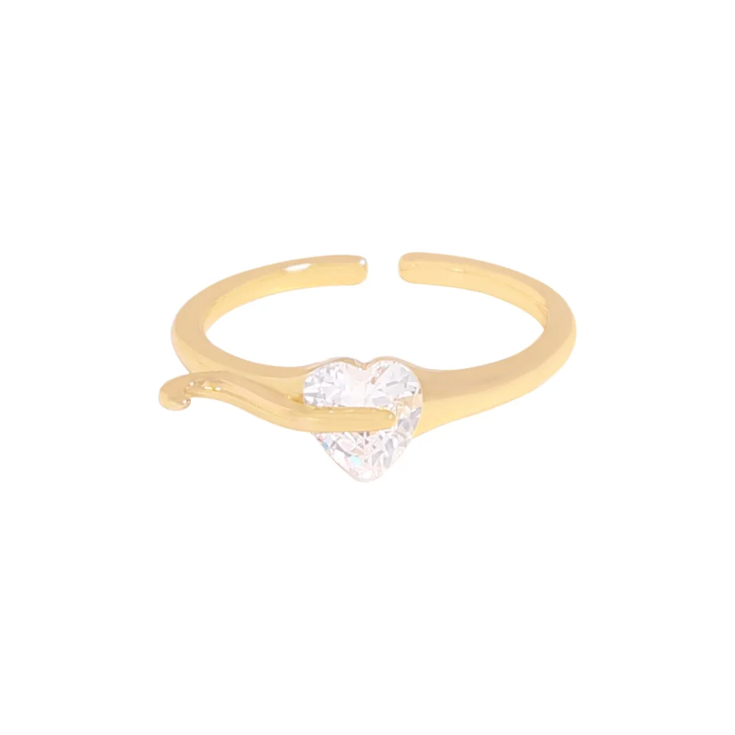 VIANRLA 925 Sterling Silver Zircon Heart Shaped Ring Open Ring For Women Support Dropshipping
VIANRLA 925 Sterling Silver Zircon Heart Shaped Ring Open Ring For Women Support Dropshipping