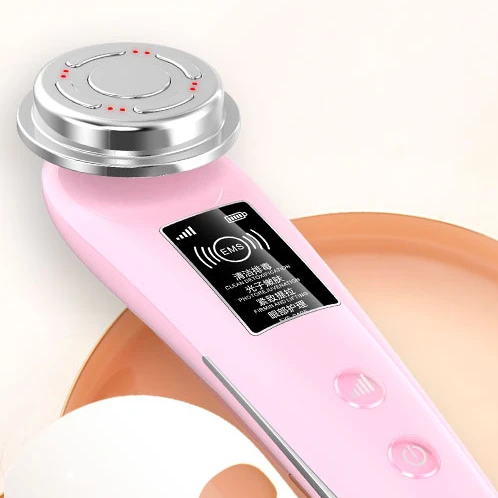 Electric Face Massager Deeply Clean EMS Face 4 in 1 Emulsion Introduction Multifunctional Facial Beauty Machine for Women Gifts, White, black, pink
Electric Face Massager Deeply Clean EMS Face 4 in 1 Emulsion Introduction Multifunctional Facial Beauty Machine for Women Gifts, White, black, pink
