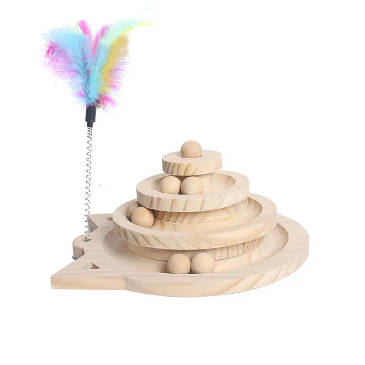 Cat Climbing Frame Solid wood cat turntablecat scratching post Self-hi combination set turntable distraction Cat toy, Brown
Cat Climbing Frame Solid wood cat turntablecat scratching post Self-hi combination set turntable distraction Cat toy, Brown