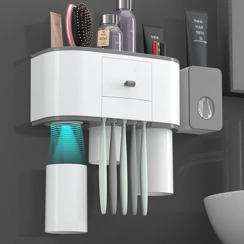 APIYOO Customized Hands free Electric Toothbrush Holder Toothbrush Sterilizer Toothpaste Dispenser
APIYOO Customized Hands free Electric Toothbrush Holder Toothbrush Sterilizer Toothpaste Dispenser