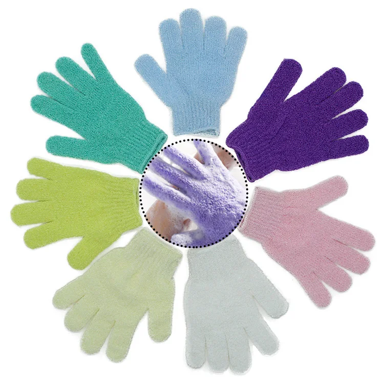 Wholesale Random color Custom logo Bath Gloves Polyester Dead Skin Cell Remover Body Shower Exfoliating Glove
Wholesale Random color Custom logo Bath Gloves Polyester Dead Skin Cell Remover Body Shower Exfoliating Glove