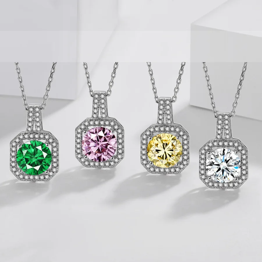 Explosive 2 carats colorful diamond pendant micro-inlaid zircon female clavicle simple necklace accessories pendant party
Explosive 2 carats colorful diamond pendant micro-inlaid zircon female clavicle simple necklace accessories pendant party
