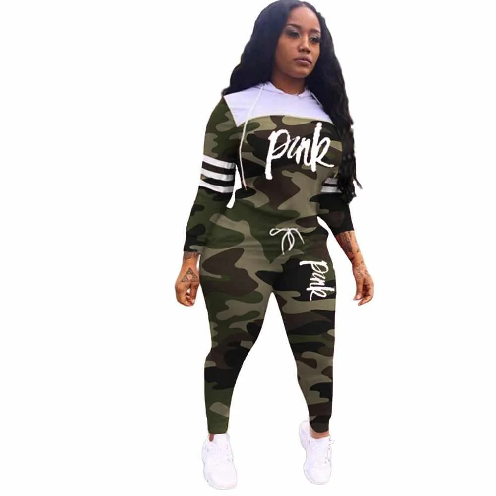 Clothing Vendor Camouflage Two Piece Set Women Clothing Plain Ladies Sweat Suit Jogging Suits Wholesale Women Tracksuit
Clothing Vendor Camouflage Two Piece Set Women Clothing Plain Ladies Sweat Suit Jogging Suits Wholesale Women Tracksuit