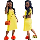 Sexy Monochrome Dress Ladies Summer Beach Dres