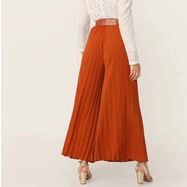 2020 summer women clothing casual chiffon loose stretch pleated palazzo plus size maxi Wide Leg pants, Customized color
2020 summer women clothing casual chiffon loose stretch pleated palazzo plus size maxi Wide Leg pants, Customized color