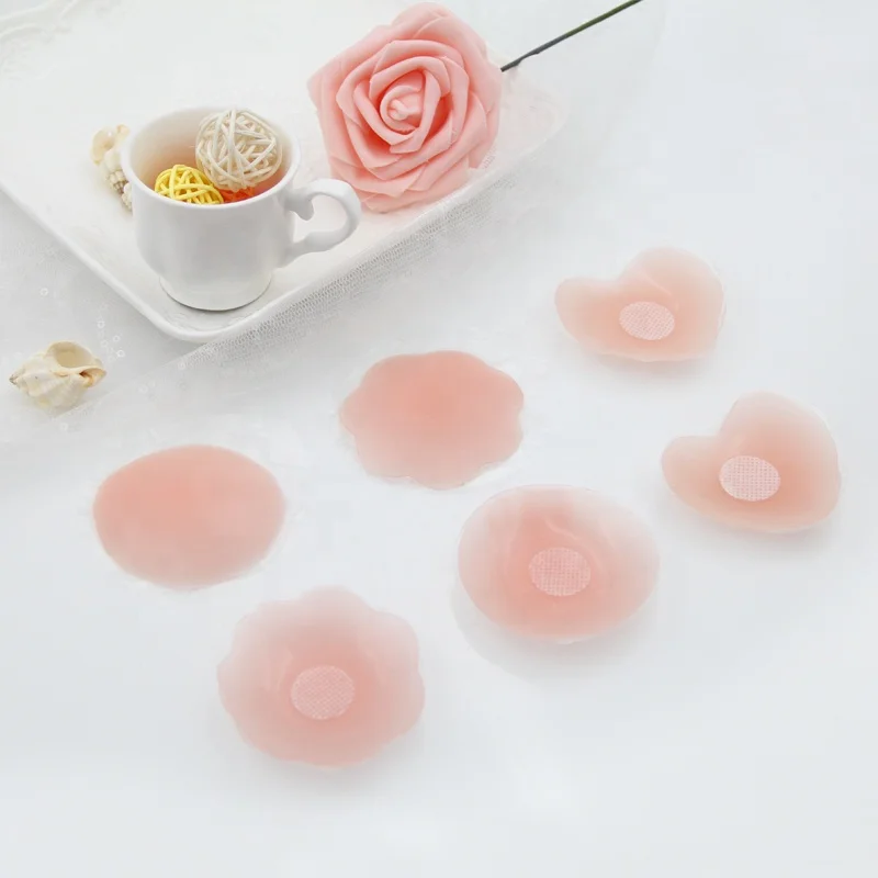 Reusable Adhesive Invisible Pasties Silicone Nipple Covers With Round Flower Heart Shape, Pink
Reusable Adhesive Invisible Pasties Silicone Nipple Covers With Round Flower Heart Shape, Pink