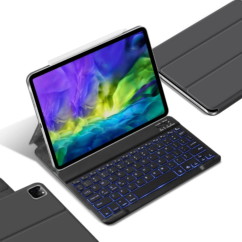 Wholesale Custom Logo Universal Leather Magnetic Slim Cover Keyboard Mouse Case For iPad air 4 10.9 keyboard, Black/green/blue/yellow/rose golden
Wholesale Custom Logo Universal Leather Magnetic Slim Cover Keyboard Mouse Case For iPad air 4 10.9 keyboard, Black/green/blue/yellow/rose golden
