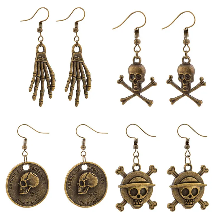SC Fashion Halloween Party Theme Earrings Collection Gothic Antique Silver Bronze Spider Skull Dangle Halloween Earrings Women, Silver, branze
SC Fashion Halloween Party Theme Earrings Collection Gothic Antique Silver Bronze Spider Skull Dangle Halloween Earrings Women, Silver, branze