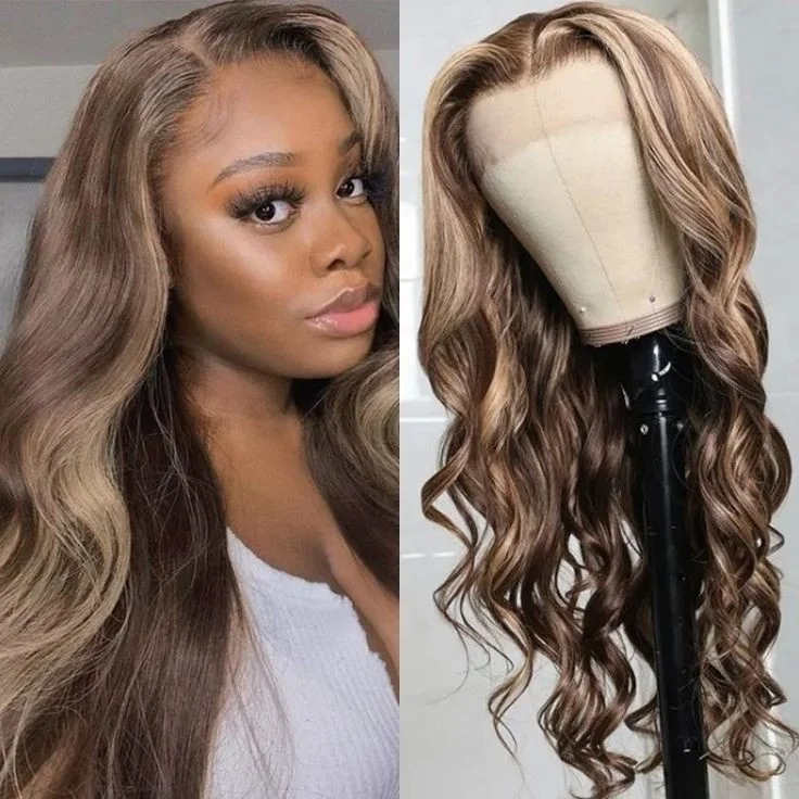2022 13x5x1 T Part straight/body wave P4/27 transparent hd lace body wave frontal wig, Piano color
2022 13x5x1 T Part straight/body wave P4/27 transparent hd lace body wave frontal wig, Piano color