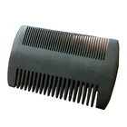 Wholesale custom sandalwood wooden wide tooth comb lice comb for hair and beard