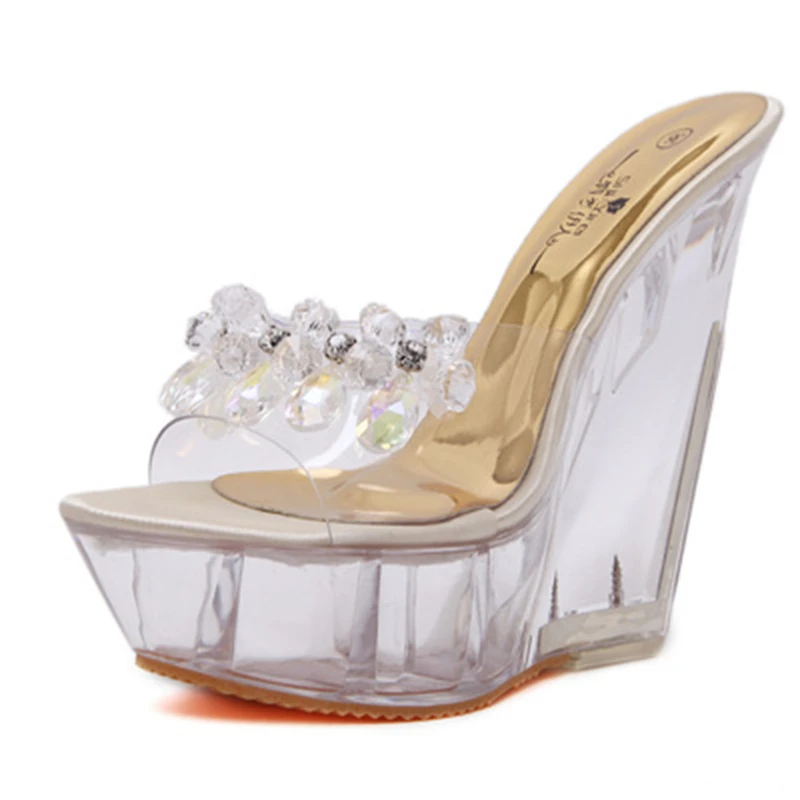 Dropshipping 15cm Slope Heel Slippers Female Summer Waterproof Platform Non-Slip Thick Bottom Sexy Super High Heel Flip-Flop
Dropshipping 15cm Slope Heel Slippers Female Summer Waterproof Platform Non-Slip Thick Bottom Sexy Super High Heel Flip-Flop