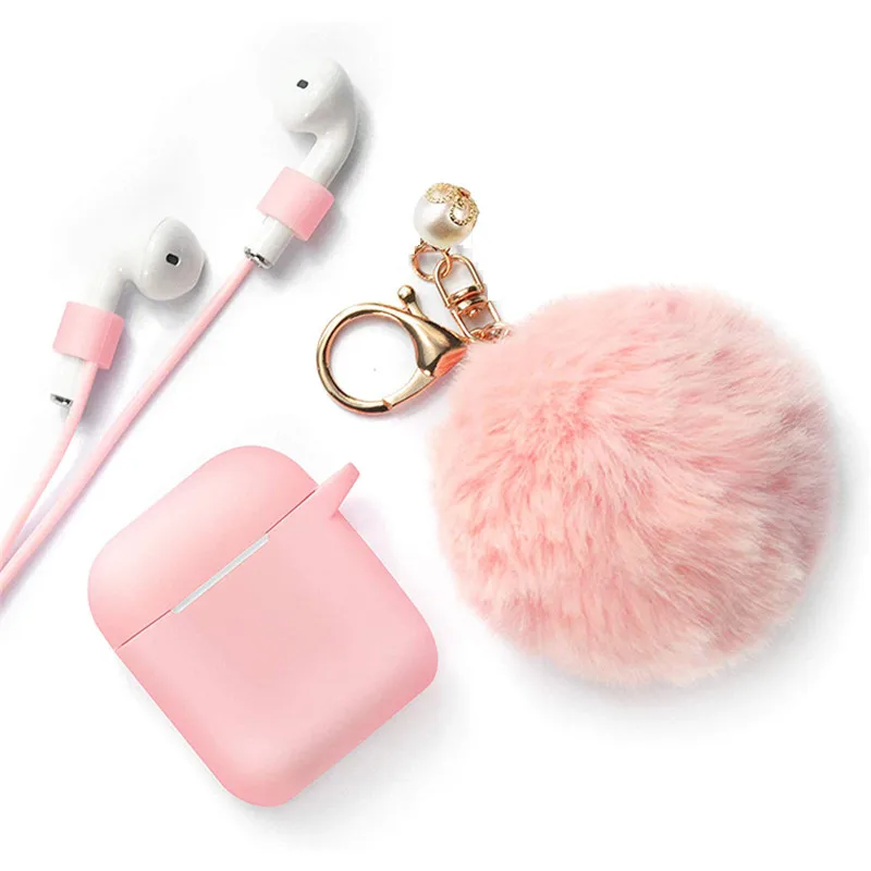 Luxury Cute Winter Fox Fur Ball Plush Keychain Earphone Case For Airpods 2 1 Cover Protective Bag Silicone Case
Luxury Cute Winter Fox Fur Ball Plush Keychain Earphone Case For Airpods 2 1 Cover Protective Bag Silicone Case