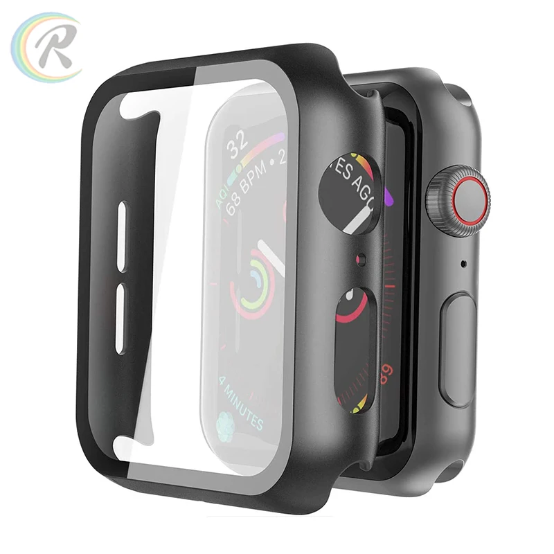 Latest products 2020 for apple watch series 4 5 case screen protector cover+ tempered glass, Clear
Latest products 2020 for apple watch series 4 5 case screen protector cover+ tempered glass, Clear