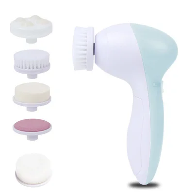 5 in 1 electric sonic facial scrub face cleaning spin wash facial cleansing brush
5 in 1 electric sonic facial scrub face cleaning spin wash facial cleansing brush