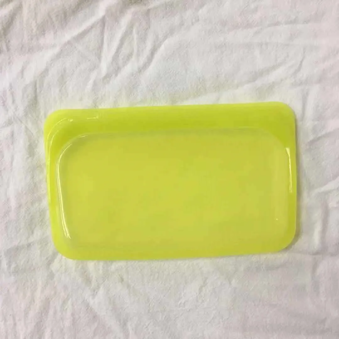 New Design Printable Logo zipper Reusable Plastic Free Silicone Foldable Food Storage Bag, Pink ,yellow ,green
New Design Printable Logo zipper Reusable Plastic Free Silicone Foldable Food Storage Bag, Pink ,yellow ,green
