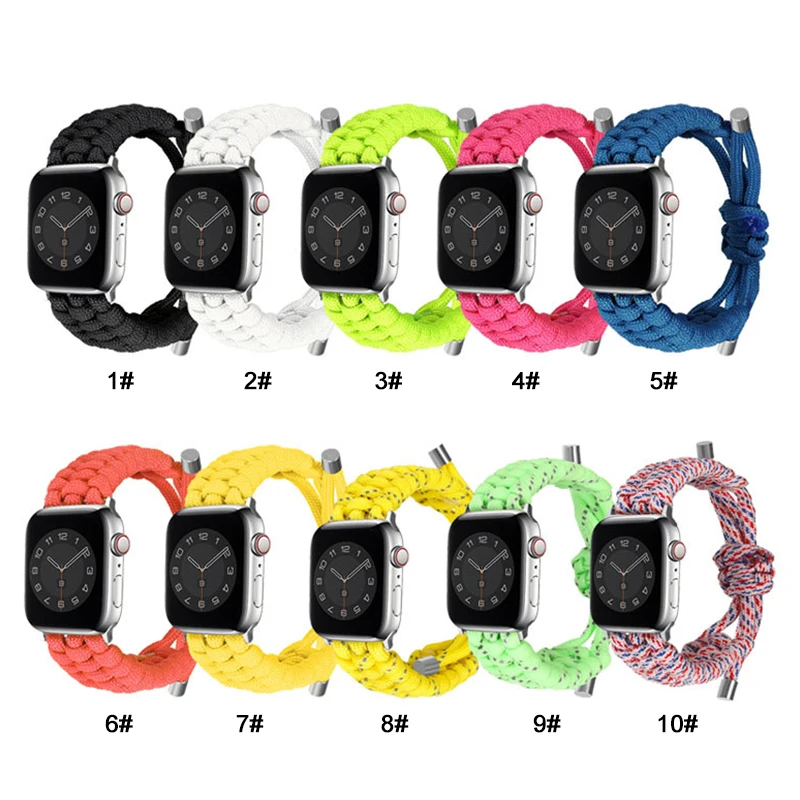 Braided adjustable elastic watch band straps for apple watch nylon woven bands, 10 colors
Braided adjustable elastic watch band straps for apple watch nylon woven bands, 10 colors