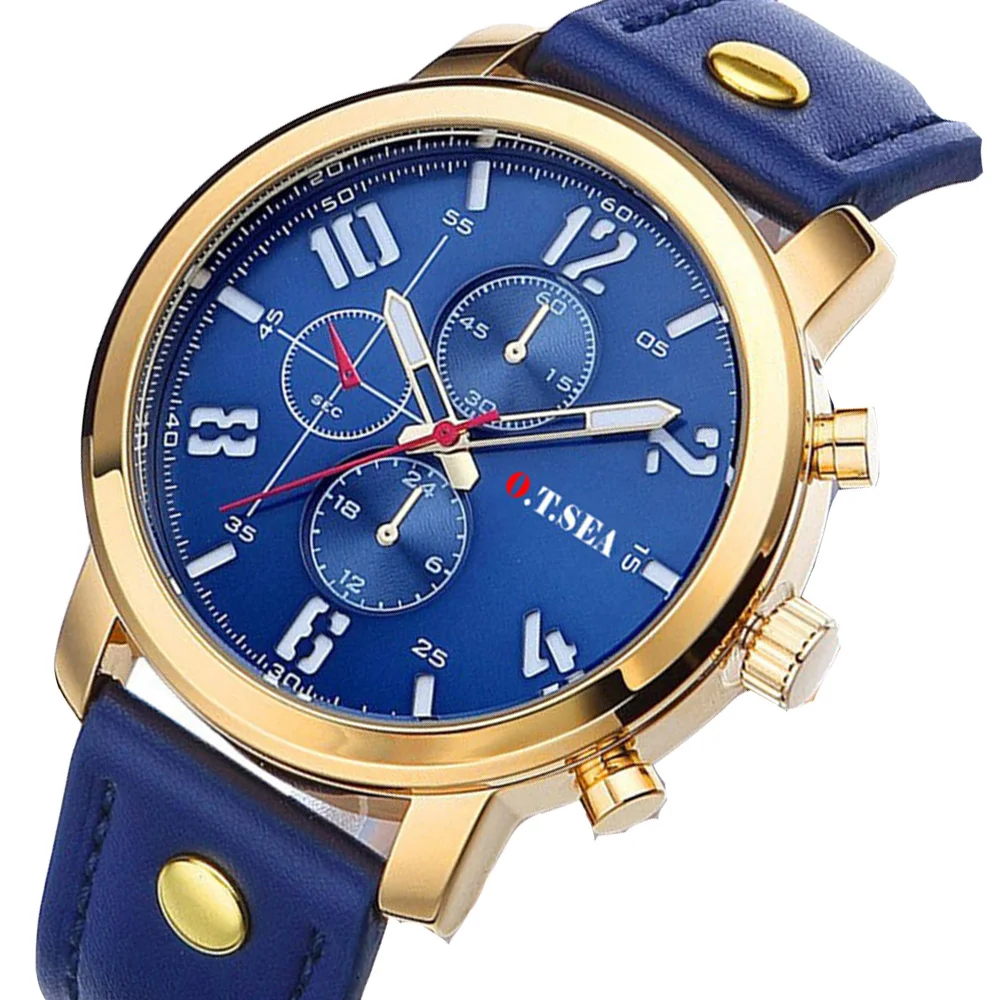 Business casual high quality men's fake three-eye belt watch quartz watch one drop shipping
Business casual high quality men's fake three-eye belt watch quartz watch one drop shipping