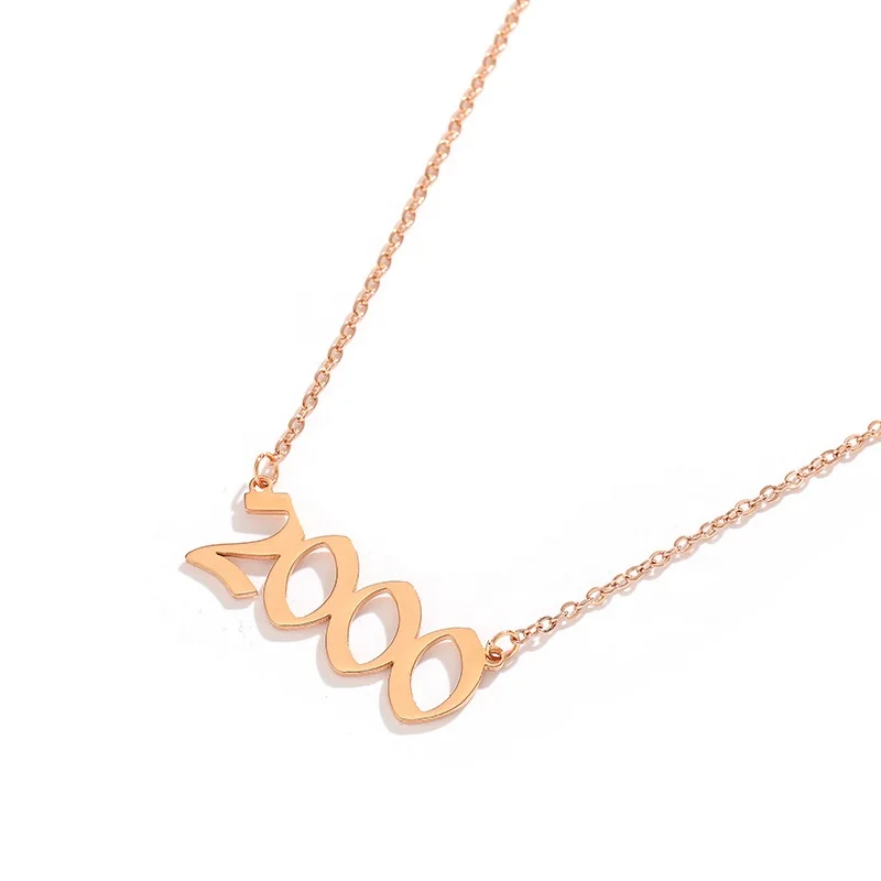 Custom Personalized Number Necklace Jewelry Women's Gold Necklace Factory Hot Sale Titanium Stainless Steel Pendant Necklaces, Picture shows
Custom Personalized Number Necklace Jewelry Women's Gold Necklace Factory Hot Sale Titanium Stainless Steel Pendant Necklaces, Picture shows