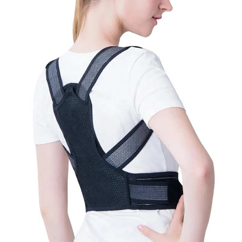 wholesale high quality and elastic back posture corrector for women and men, Black back support belt
wholesale high quality and elastic back posture corrector for women and men, Black back support belt