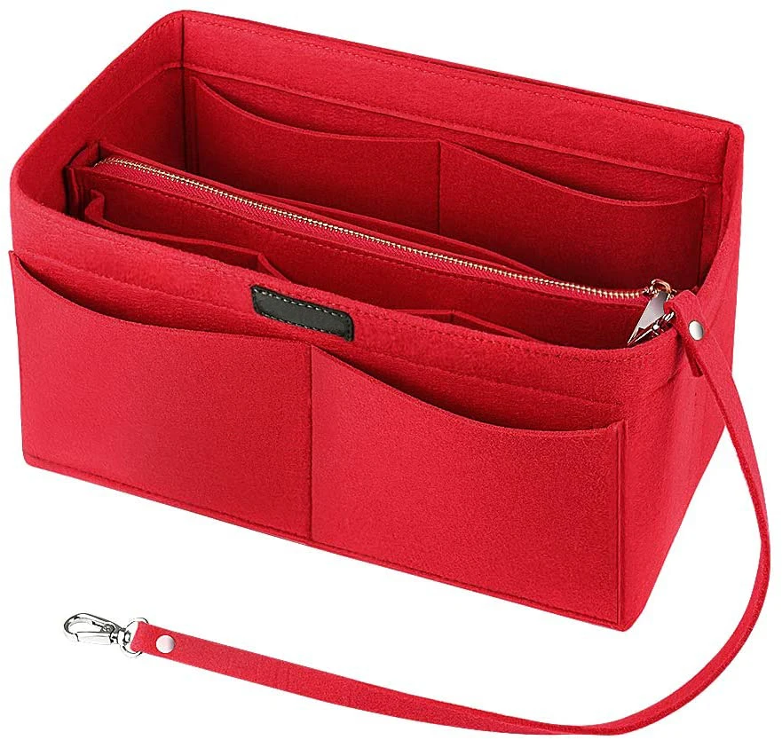 multi-size felt cosmetic bag organizer purse insert felt bag organizer, Brown, light grey or customized
multi-size felt cosmetic bag organizer purse insert felt bag organizer, Brown, light grey or customized