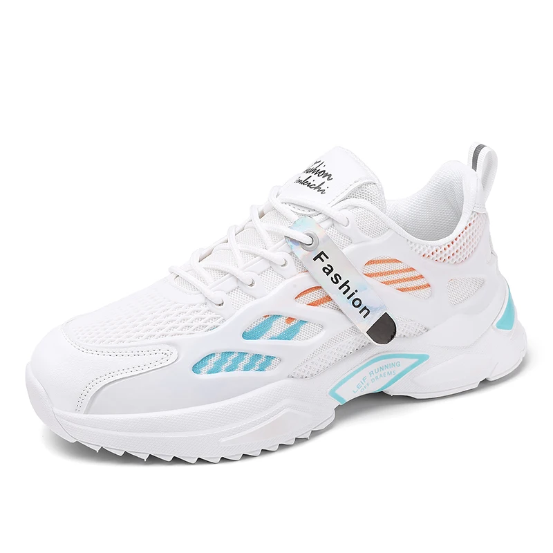 Comfortable White Mesh Footwear Men Fashion Running Sneakers Men'S Casual Shoes Breathable Walking Style Shoes
Comfortable White Mesh Footwear Men Fashion Running Sneakers Men'S Casual Shoes Breathable Walking Style Shoes